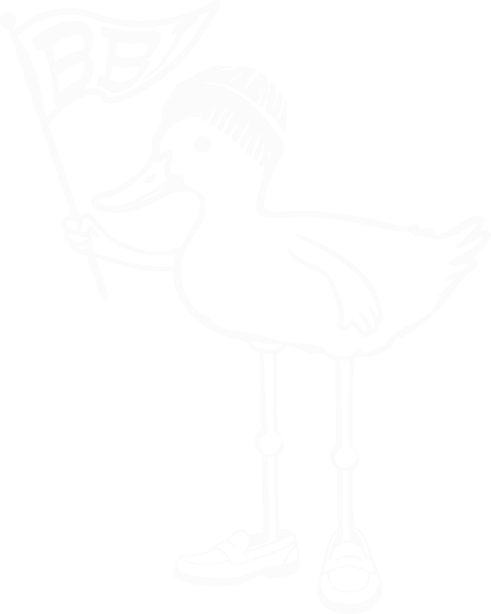 Baby Bathwater Institute Mascot white scaled