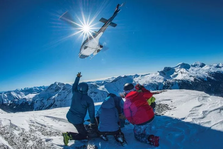 Heli ski photo 2